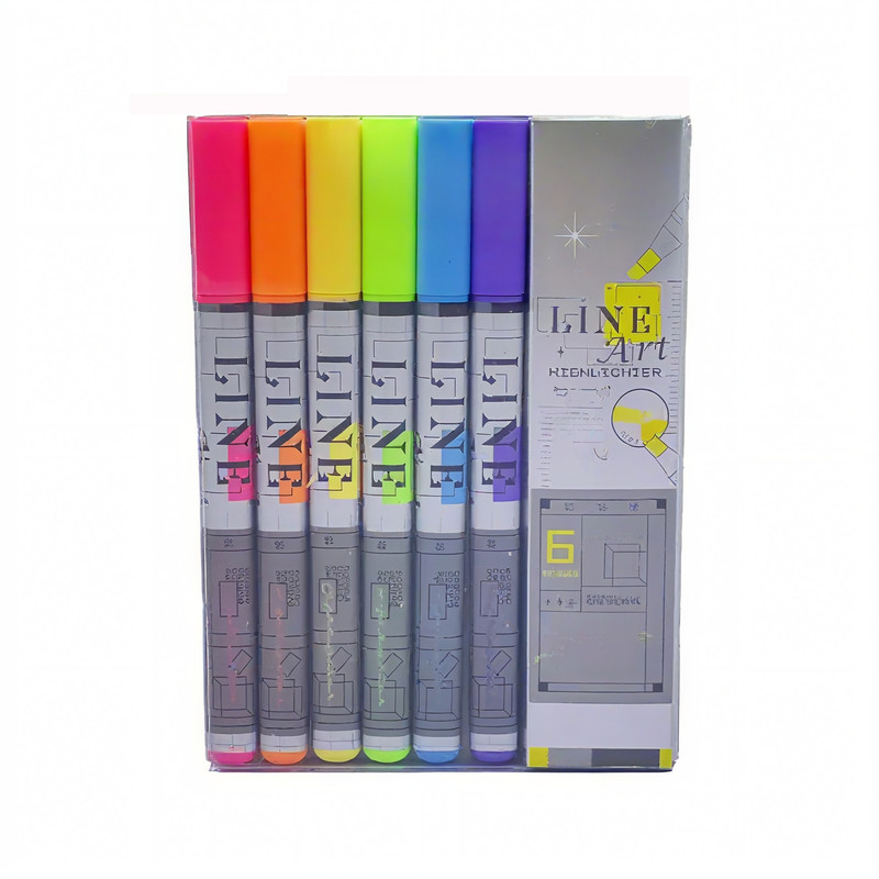 ماژیک علامتگذاری لاین آرت مدل 993 بسته 6 عددی