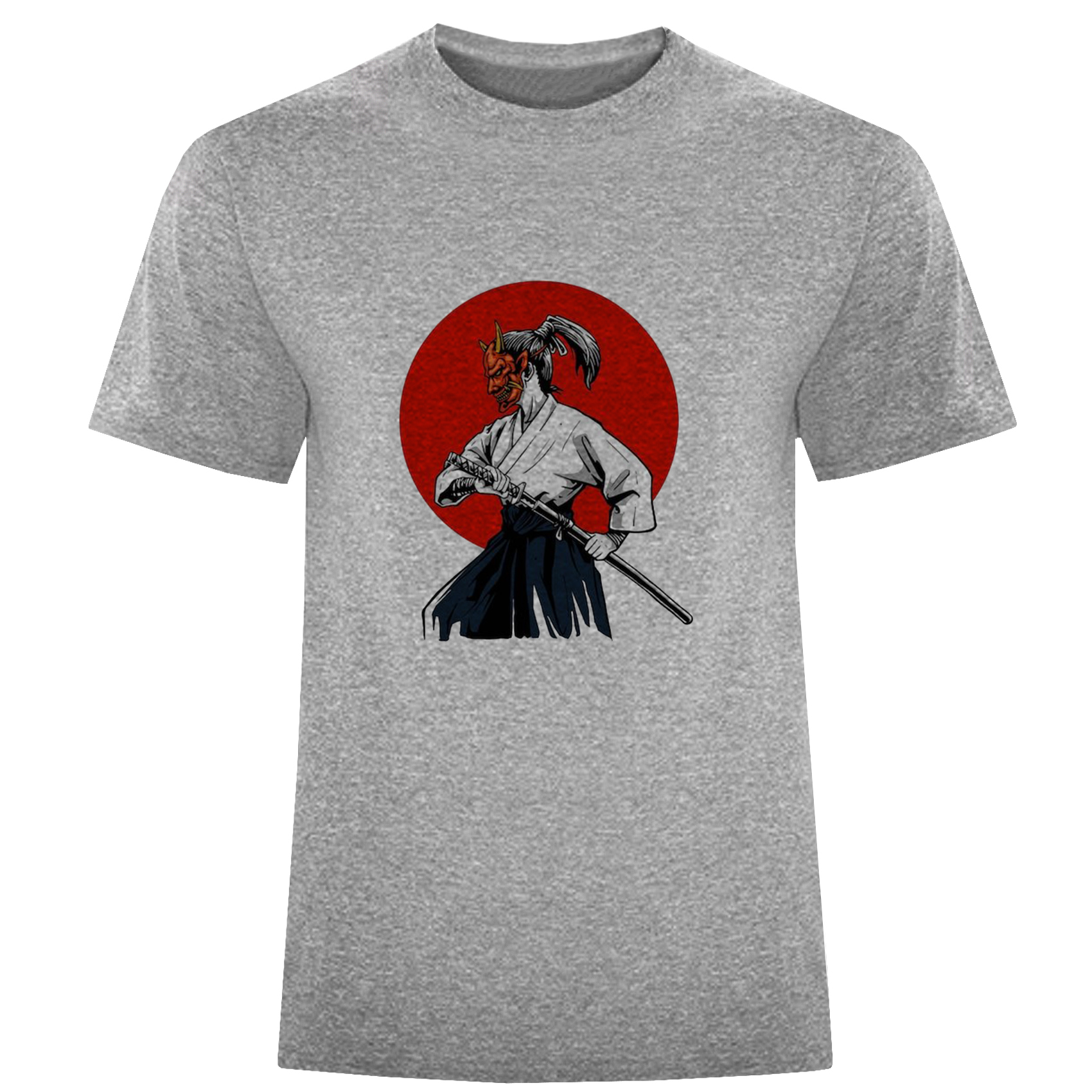 تی شرت آستین کوتاه مردانه مدل سامورایی کد D893