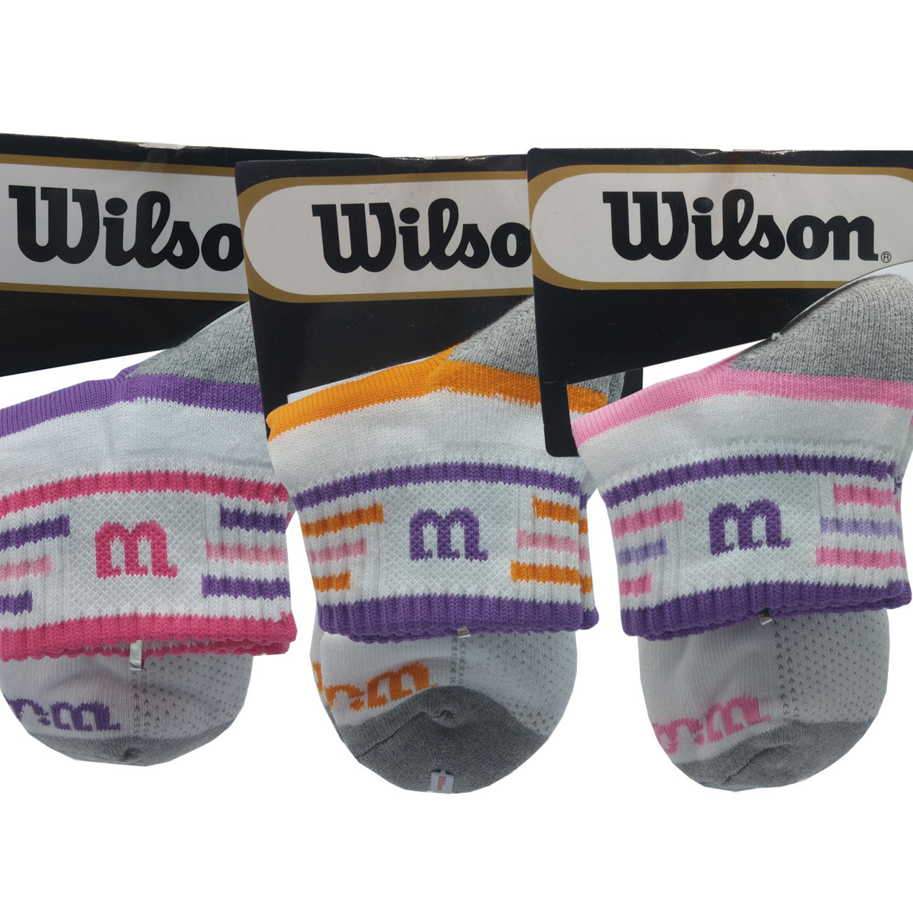 جوراب ورزشی زنانه ویلسون مدل wi32s0n مجموعه 3 عددی
