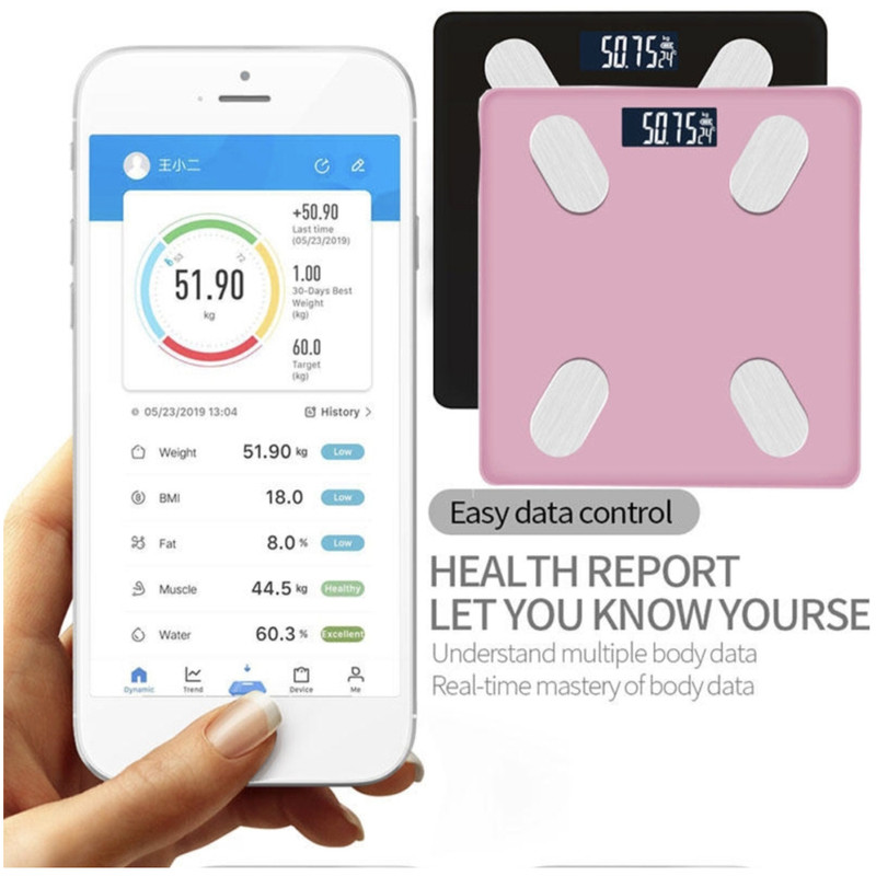 ترازو دیجیتال کیو وای اچ مدل smart scale ترازو دیجیتال کیو وای اچ مدل smart scale