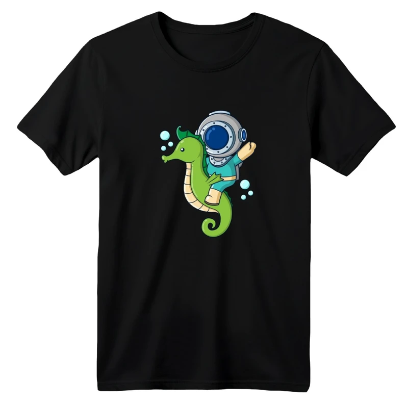 تی شرت آستین کوتاه بچگانه مدل آدم فضایی کد 03