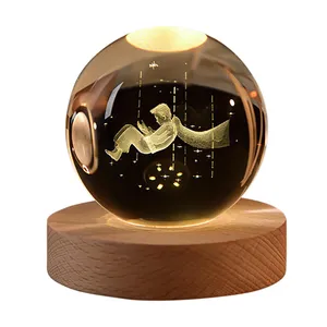 گوی مدل کریستال سه بعدی طرح شازده کوچولو کد 3271