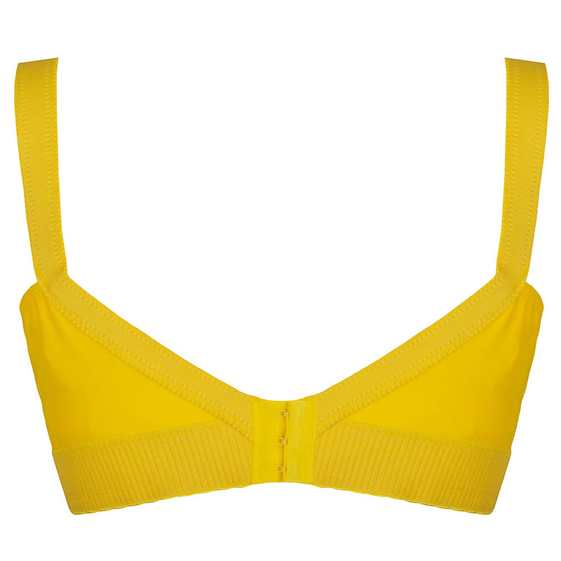 سوتین زنانه پرجامدا مدل گیپور 125011010 رنگ زرد