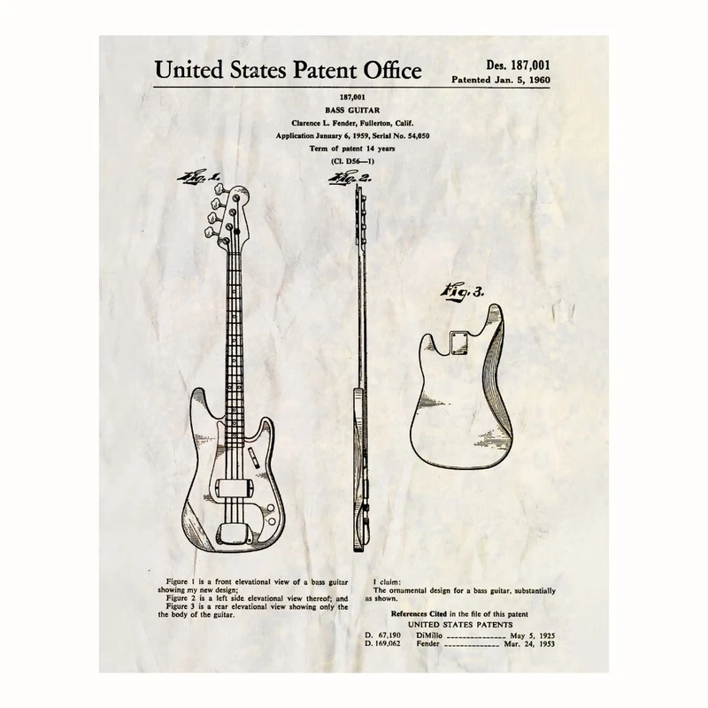 پوستر مدل  بیس گیتار  