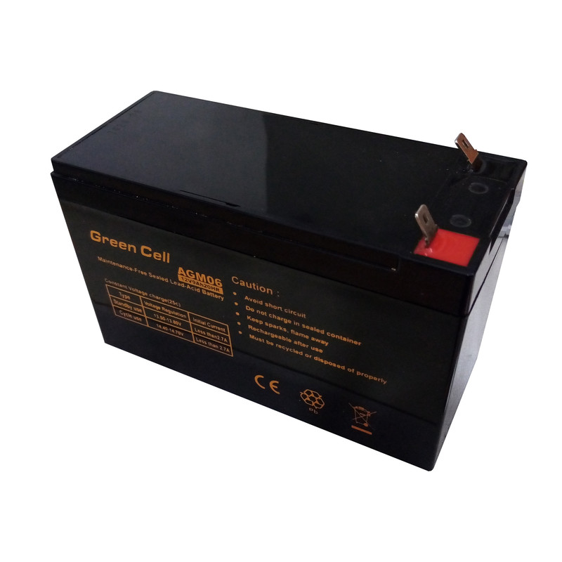 باتری یو پی اس 12 ولت 9 آمپر ساعت گرین سل مدل GC-9Ah