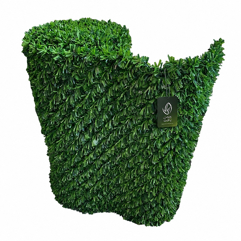 دیوارپوش چمن بافت مدل فنس چمنی چشمه سایز  1X1 متر