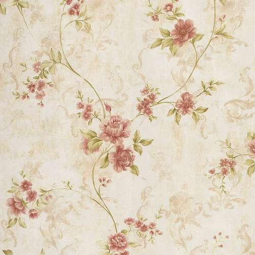 کاغذ دیواری مدل گلدار رونده کد 224