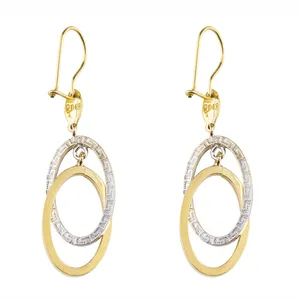 گوشواره طلا 18 عیار کد EA123