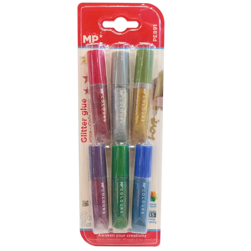 چسب اکلیلی 6 رنگ مدل مینی کد 70093