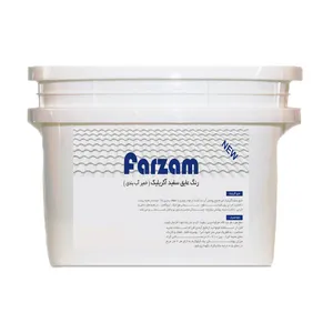 رنگ عایق سفید فرزام کد 870 حجم 4000 میلی لیتر