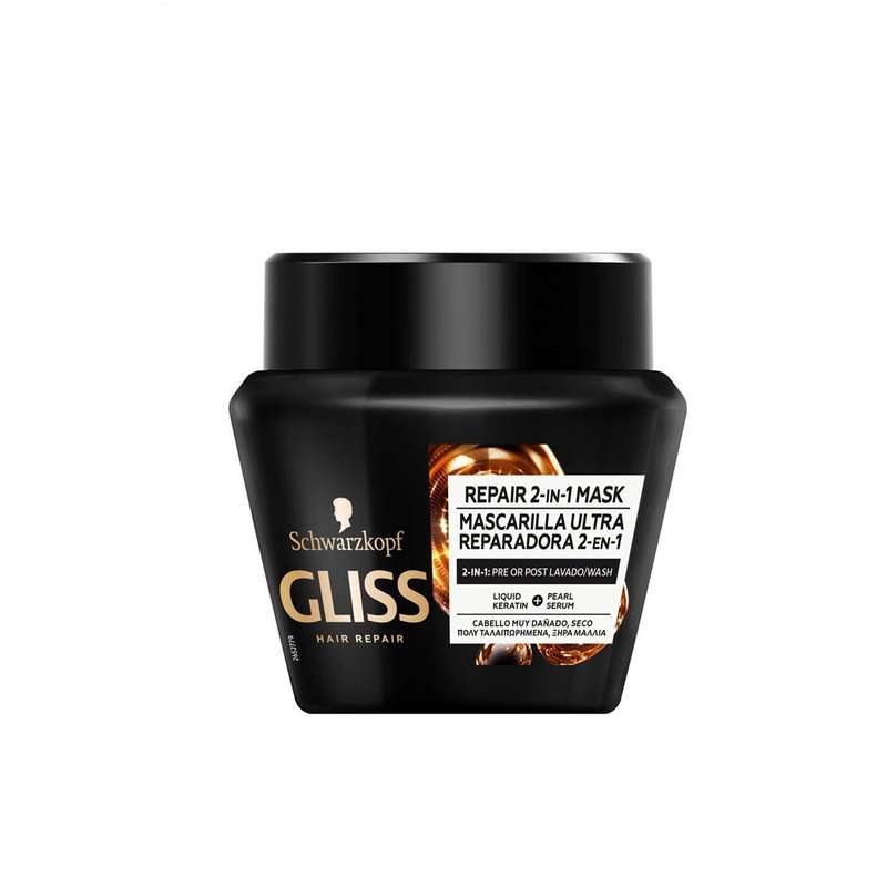 ماسک مو گلیس سری ULTIMATE REPAIR مدل 2IN1 حجم 300 میلی لیتر