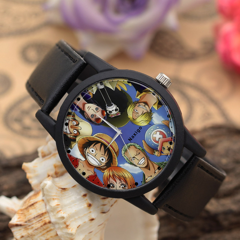 ساعت مچی عقربه ای ناکسیگو مدل انیمه وان پیس کد LF6802