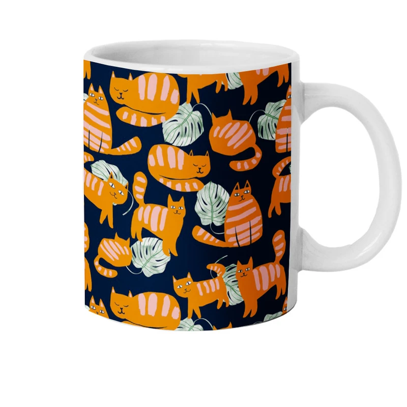 ماگ هومرو طرح گربه فانتزی مدل M897