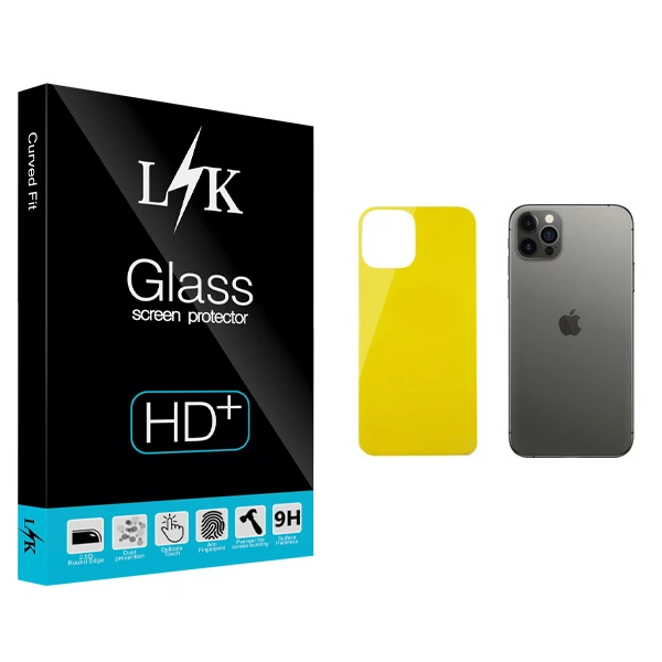 محافظ پشت گوشی ال کی مدل Hard glass مناسب برای گوشی موبایل اپل iPhone 12 Pro