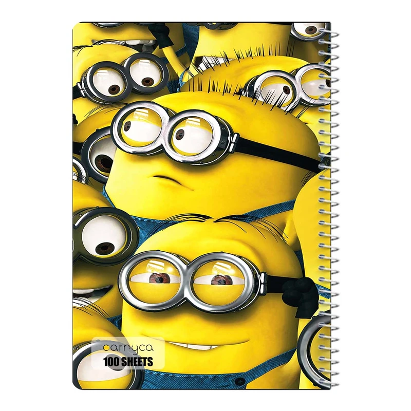 دفتر مشق 100 برگ سیمی کارنیکا طرح من نفرت انگیز Despicable Me کد 44232