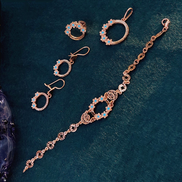 نیم ست زنانه مدل شکوفه کد JW356