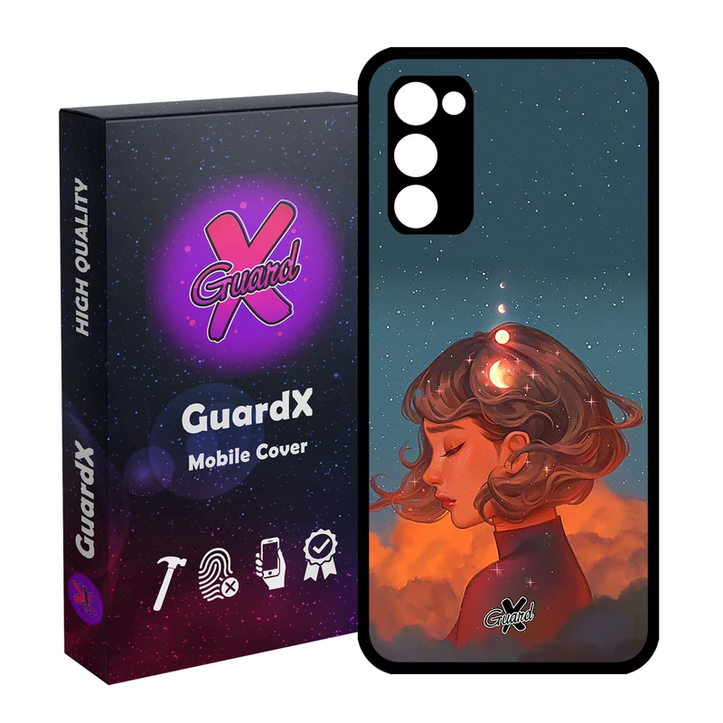 کاور گارد ایکس طرح Girl مدل Glass10302 مناسب برای گوشی موبایل سامسونگ Galaxy S20 FE