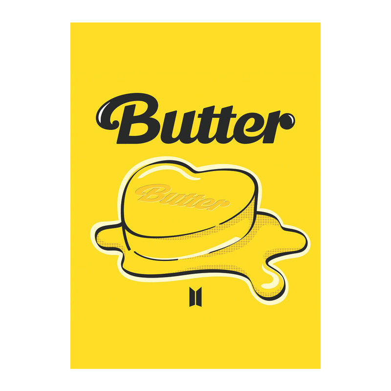 استیکر تزئینی موبایل و تبلت مدل BTSBUTTER-ST003