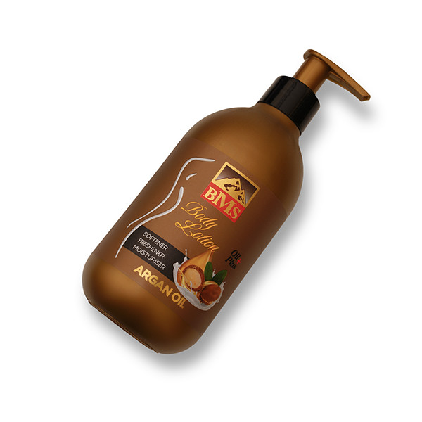 لوسیون بدن بی ام اس مدل روغن آرگان مراکش حجم 300 میلی لیتر