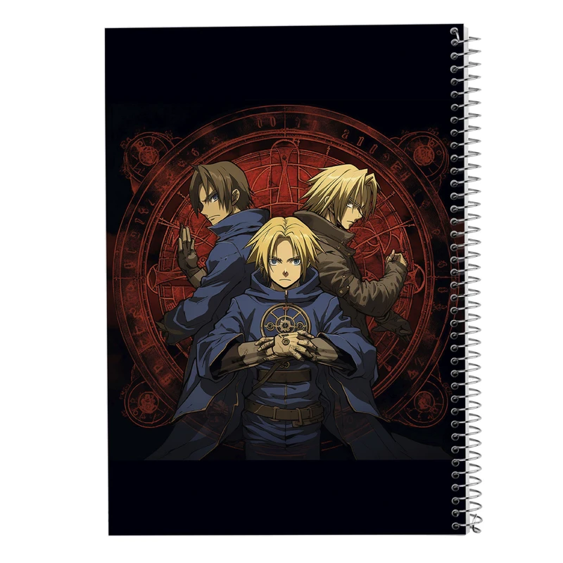 دفتر لیست خرید 50 برگ مدوپد مدل Fullmetal Alchemist کد DF2358
