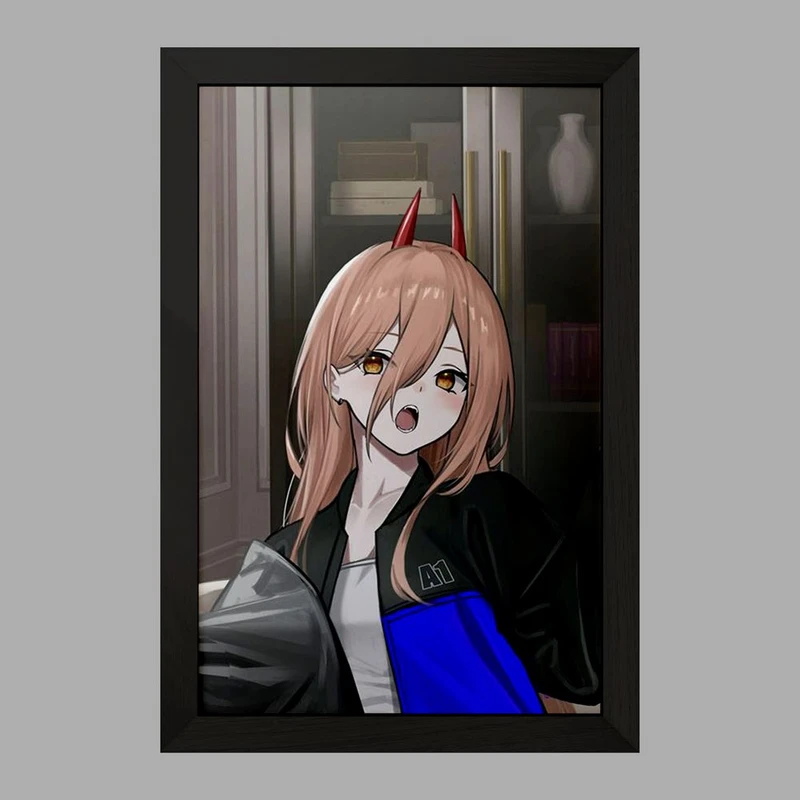 تابلو خندالو مدل پاور انیمه مرد اره ای Chainsaw Man  کد 22343