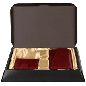ست هدیه رویال چرم کد SW6/1-Crimson 