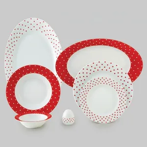 Zarin Iran Italia F Spotty 28 Pieces Dinnerware Set Top Grade