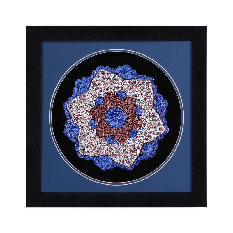 قاب بشقاب میناکاری مدیچی مدل MPF-Nuzha-1022