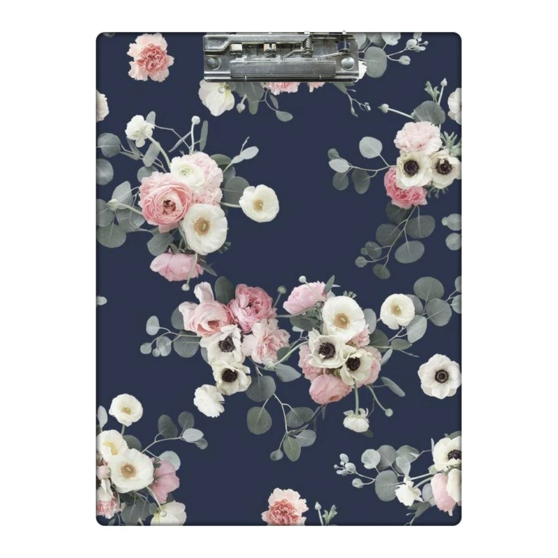 تخته شاسی طرح گل گلی زمینه تیره  کد 3414765 سایز A4