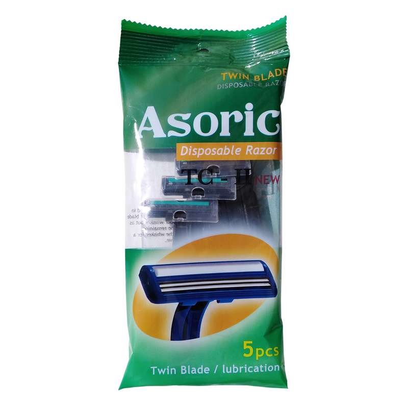 خود تراش آسوریک مدل Disposable Razor بسته 5 عددی