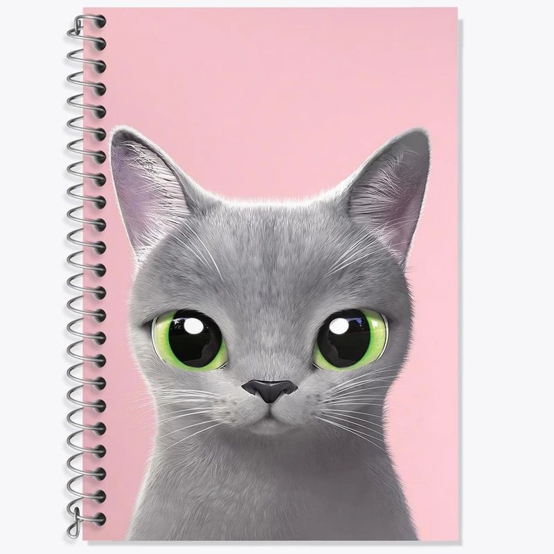 دفتر لغت 50 برگ خندالو مدل گربه کد 28218