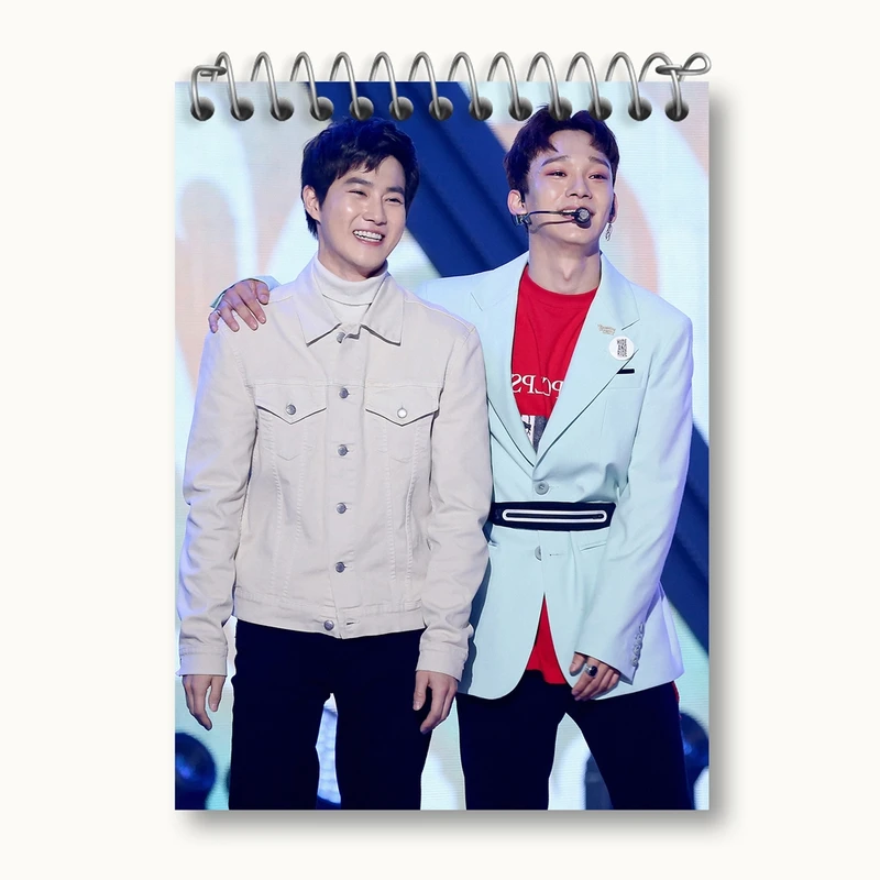 دفتر یادداشت 50 برگ خندالو مدل گروه اکسو EXO کد 13584