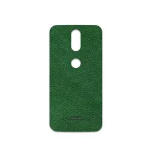 MAHOOT Green-Leather Cover Sticker for Motorola Moto G4