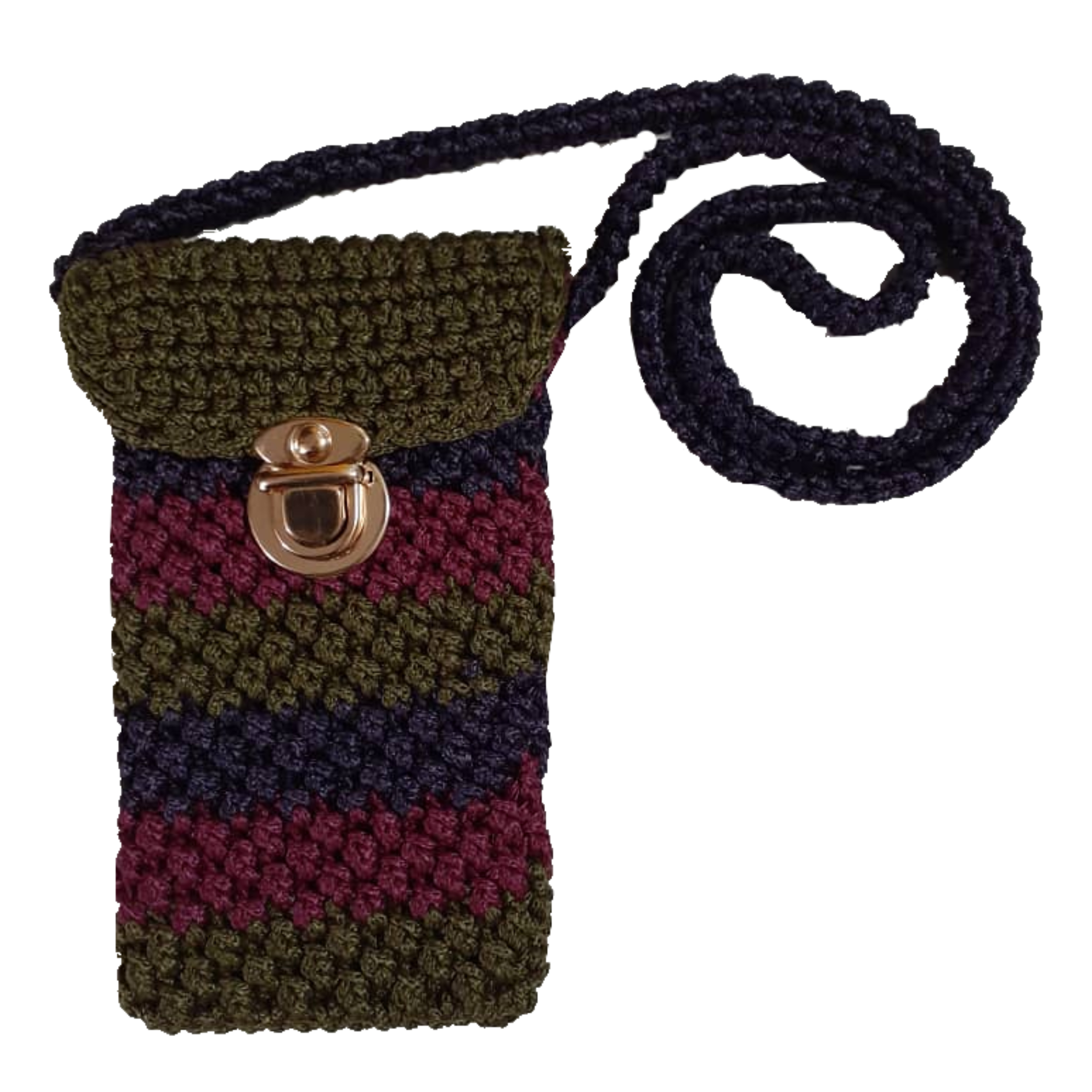 کیف بافتنی مدل دانه اناری کد 110