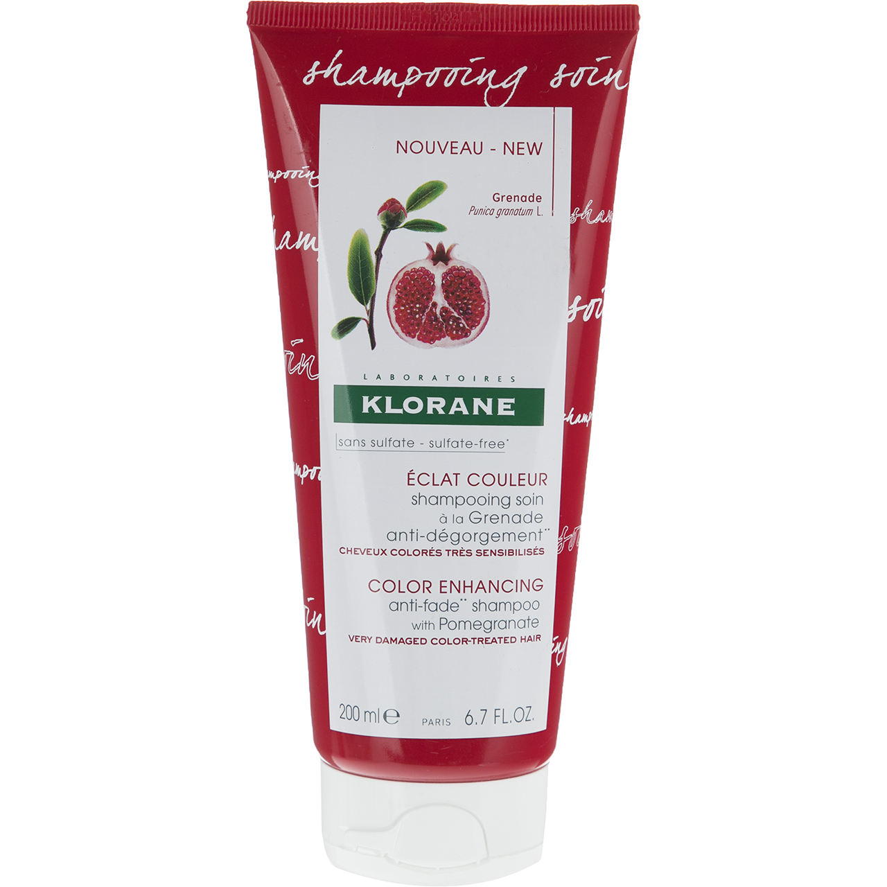 شامپو تثبت کننده رنگ مو کلوران مدل Pomegranate حجم 200 میلی لیتر
