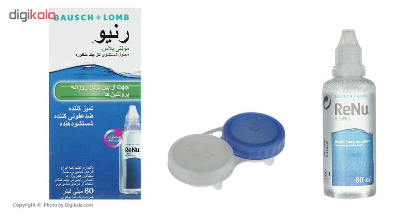 محلول شست و شوی لنز رنیو مدل Multiplus حجم 60 میلی لیتر محلول شست و شوی لنز رنیو مدل Multiplus حجم 60 میلی لیتر