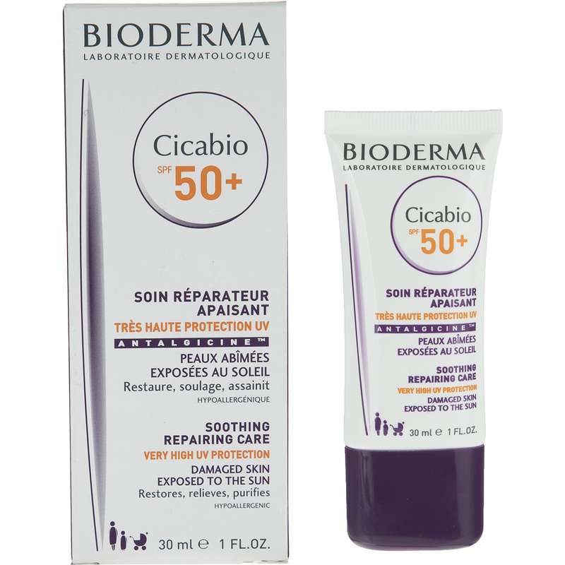 کرم ترمیم کننده پوست بایودرما مدل Cicabio حجم 30 میلی لیتر