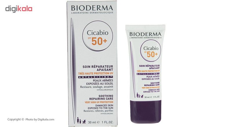 کرم ترمیم کننده پوست بایودرما مدل Cicabio حجم 30 میلی لیتر