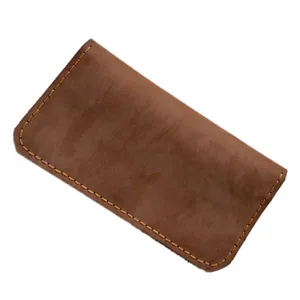 کیف پول چرم طبیعی دست دوز مردانه مدل N100
