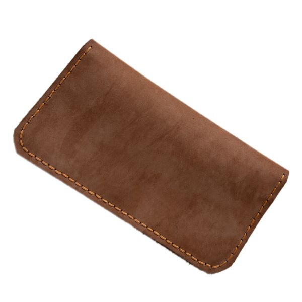 کیف پول چرم طبیعی دست دوز مردانه مدل N100