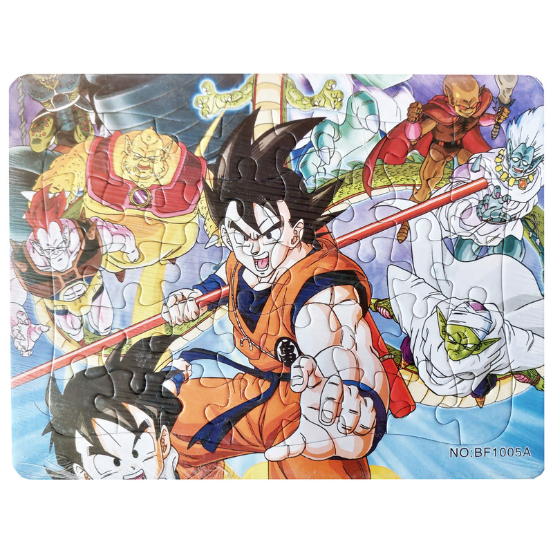 پازل 40 تکه مدل مقوایی طرح dragon ballz