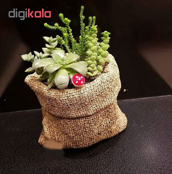 گلدان طرح کیسه گونی کد J-4 گلدان طرح کیسه گونی کد J-4