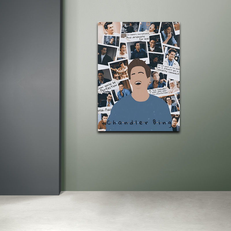 تابلو شاسی مدل فیلم و سریال طرح فرندز CHANDLER کد 08