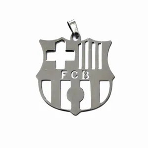 آویز نقره رونیکا گالری طرح بارسلونا مسی کد TiB015