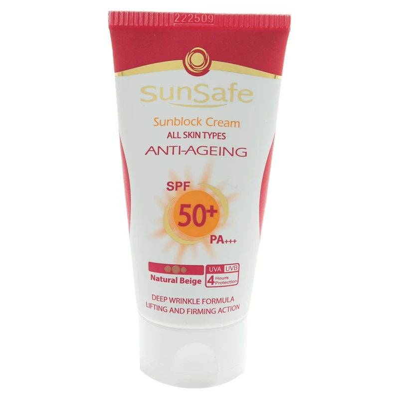 کرم ضد آفتاب رنگی سان سیف SPF 50 مدل All ‌مناسب انواع پوست حجم 50 میلی‌لیتر
