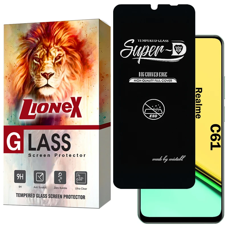 محافظ صفحه نمایش لایونکس مدل SUPERDNL مناسب برای گوشی موبایل ریلمی C61