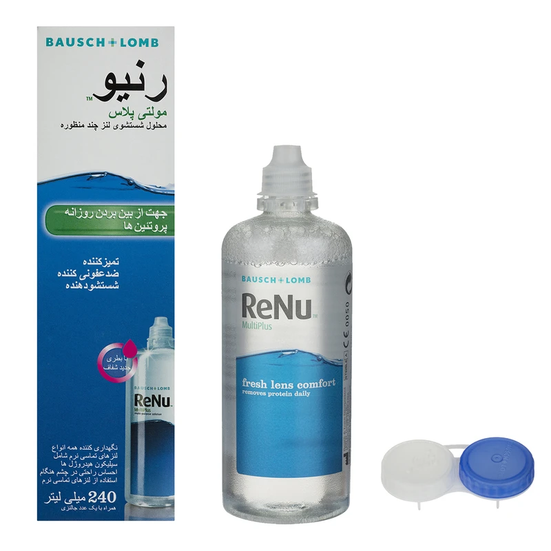 محلول شستشوی لنز رنیو مدل Multi Plus حجم 240 میلی لیتر عکس شماره 1