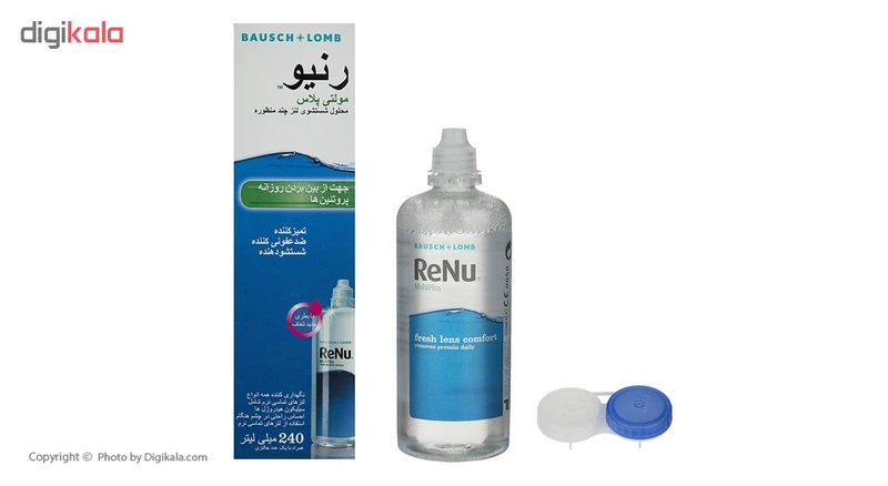 محلول شستشوی لنز رنیو مدل Multi Plus حجم 240 میلی لیتر عکس شماره 2