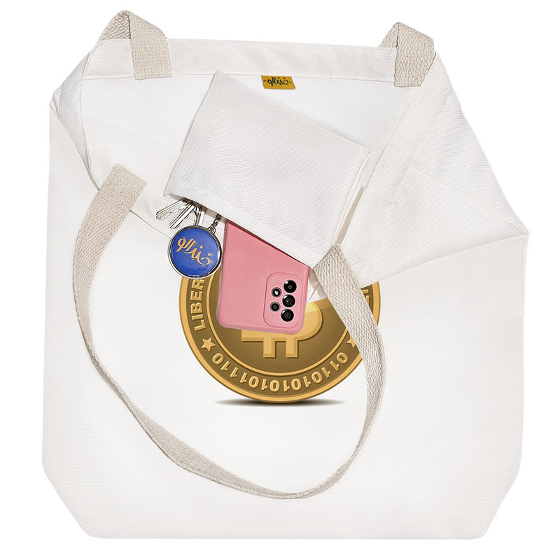 ساک خرید خندالو طرح بیت کوین کد 825