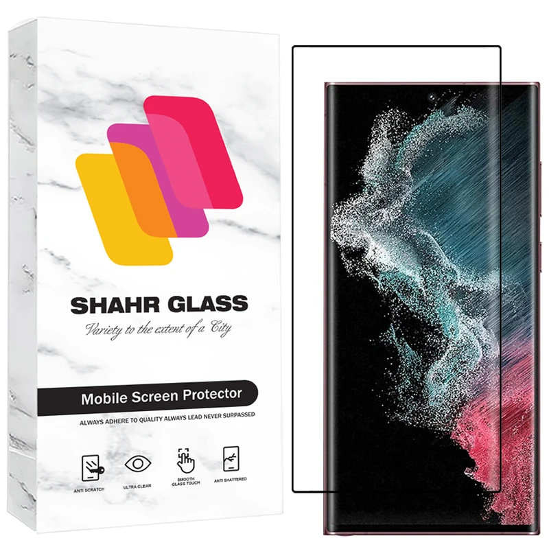 محافظ صفحه نمایش شهر گلس مدل FUES20 مناسب برای گوشی موبایل سامسونگ Galaxy S22 Ultra 5G
